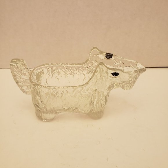 Vintage Clear Glass Scotty Dog Creamer - Picture 2 of 7